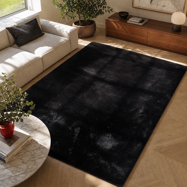 Juodas kilimas Universal Fox Liso, 80 x 150 cm-image-4