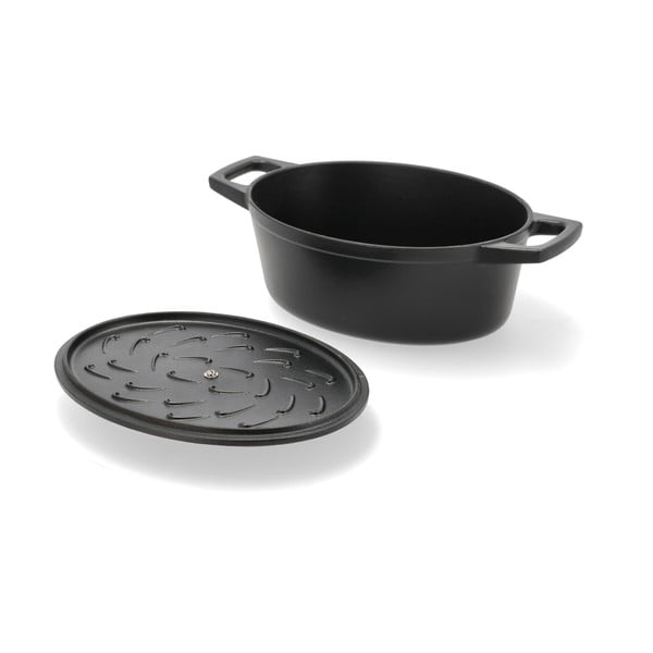 Puodas iš ketaus su dangčiu tinka indukcinei viryklei 3,8 l – Holm-image-3