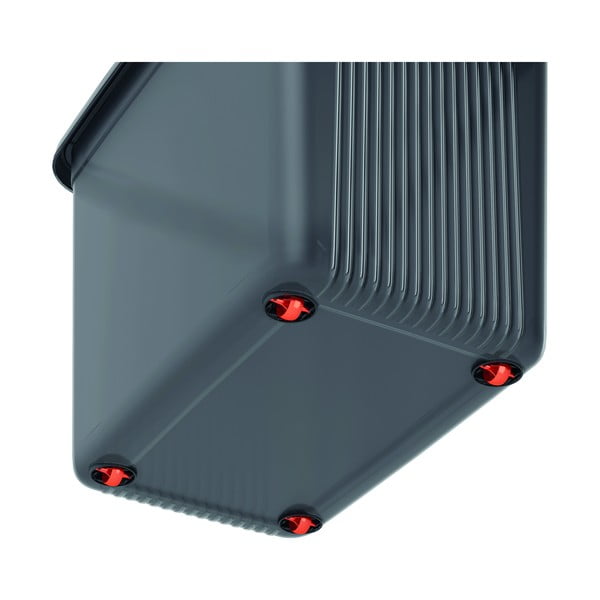 Iš plastiko daiktadėžė pilkos spalvos su dangčiu 59x39x45 cm K Latch Box – KIS-image-3