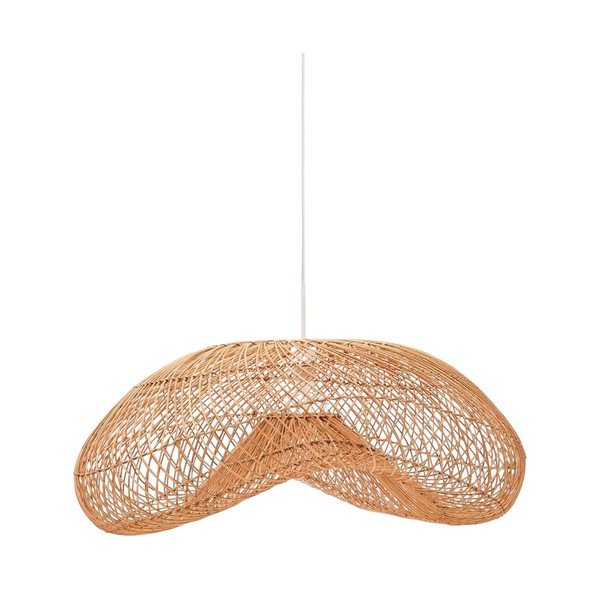 Natūralios spalvos iš rotango šviestuvo gaubtas 58x85 cm Isora – Kave Home