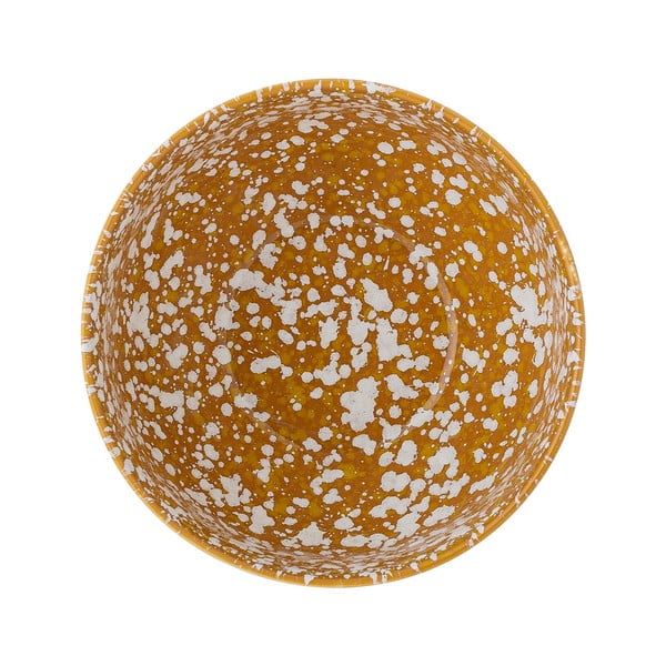 Oranžinės-baltos spalvos keraminis dubuo Bloomingville Carmel, ø 15,5 cm-image-2