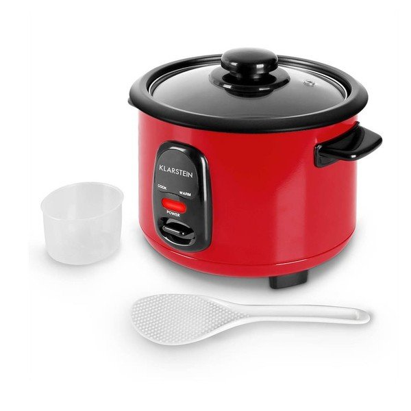 Raudonas puodas ryžiams virti Klarstein Osaka, 1,5 l-image-1