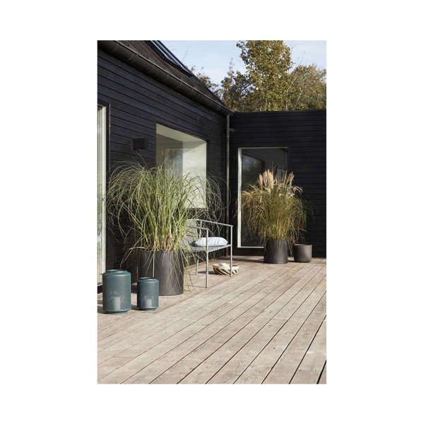 2 tamsiai žalių geležinių žibintų rinkinys Hübsch Fento-image-1