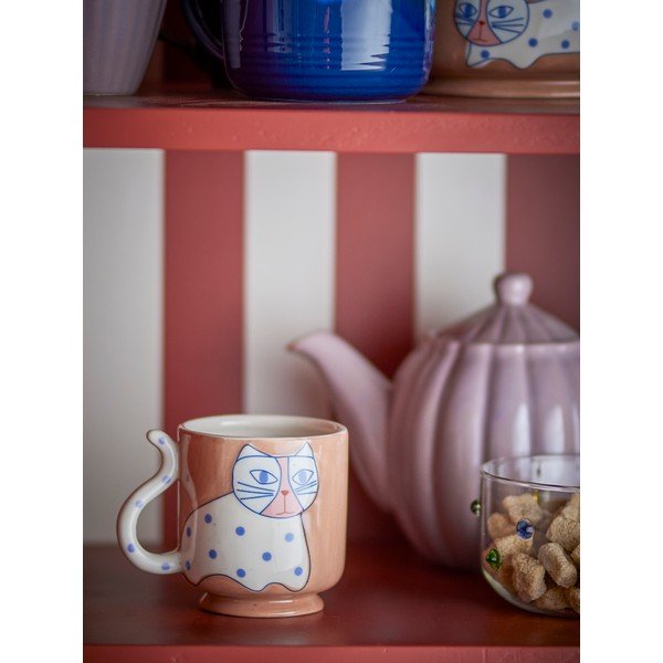 Šviesiai rudos spalvos puodeliai 4 vnt. Missy – Bloomingville-image-1