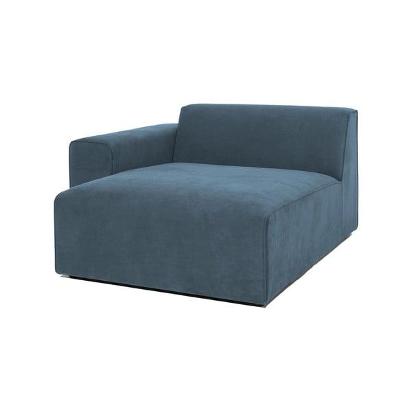 Iš kordinio velveto modulinė sofa mėlynos spalvos (su kairiuoju kampu) Sting – Scandic-image-1