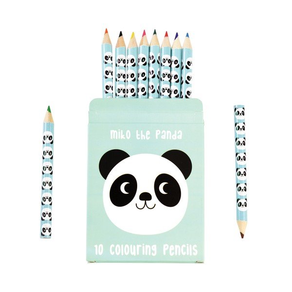 10 kreidelių rinkinys su panda Reksas Londonas
