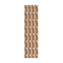 Kilimas oranžinės spalvos/natūralios spalvos 60x230 cm Riley Block Geo – Flair Rugs