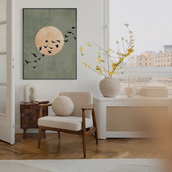 Spausdintas paveikslas su rėmeliu 60x80 cm Midnight Flight – Styler-image-4