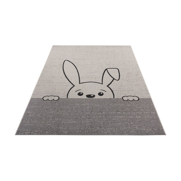 Kreminės spalvos vaikiškas kilimas Ragami Bunny, 80 x 150 cm-image-3