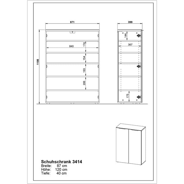 Pilka batų lentyna Genova - Germania-image-3