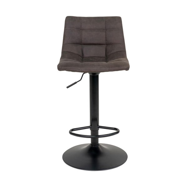 Tamsiai pilkos spalvos iš audinio baro taburėtės reguliuojamo aukščio 2 vnt. (sėdynės aukštis 63 cm) Middelfart – House Nordic-image-2