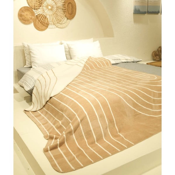 Geltona ir balta viengulė lovatiesė 150x200 cm Twin - Oyo Concept