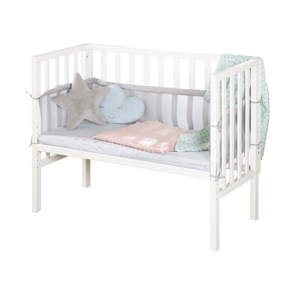 Vaikiška lovelė baltos spalvos 90x45 cm – Roba-image-2