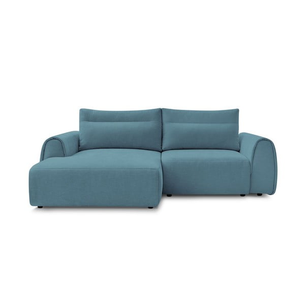 Kampinė sofa mėlynos spalvos Aden – Bobochic Paris