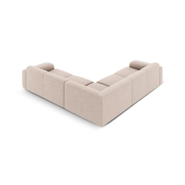 Kampinė sofa smėlio spalvos (kintama/„L“ formos) Molino – Micadoni Home-image-2