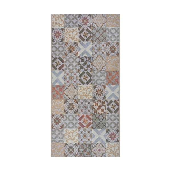 Pailgos formos kilimas pilkos spalvos 75x150 cm Cappuccino Mosaik – Hanse Home