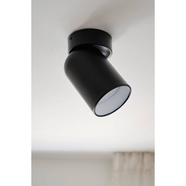 Juodos spalvos iš metalo taškinis šviestuvas su sulankstoma konstrukcija/su pritemdymo funkcija ø 10,5 cm Ara – Jotex-image-2