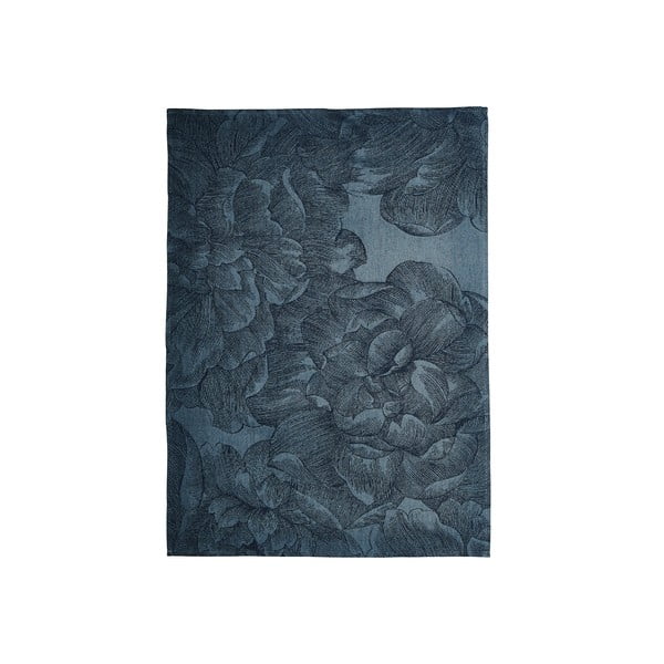 Mėlynas medvilninis virtuvinis rankšluostis Södahl Rose, 50 x 70 cm