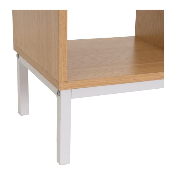 Vaikiška knygų spinta natūralios spalvos iš ąžuolo 63x159 cm Mid-Lines – Casa Selección-image-3
