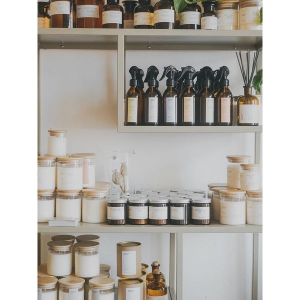 Aromatinė žvakė iš sojų vaško degimo laikas 40 h #57 Chamomile, Linden, Birch – Perfumed Prague-image-2