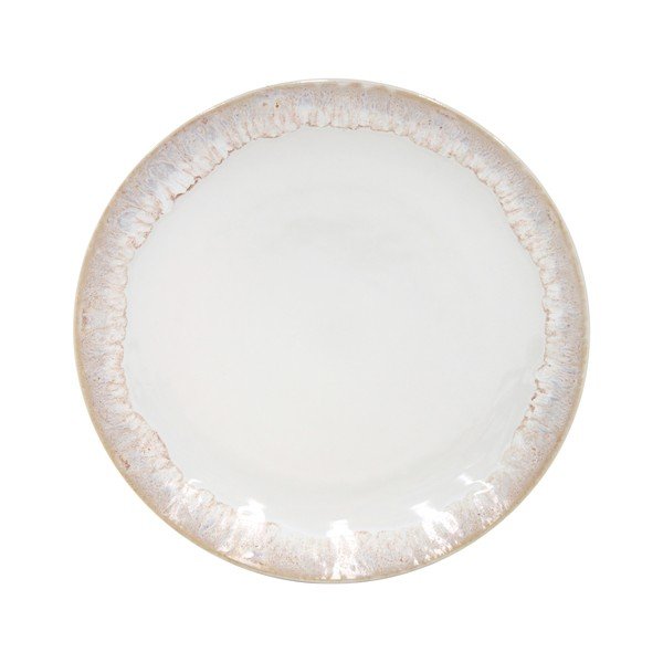 Baltos spalvos desertinė iš akmens masės lėkštė ø 22 cm Taormina – Casafina