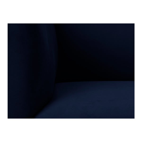 Tamsiai mėlyna aksominė sofa Windsor & Co Sofas Neptune, 145 cm-image-2