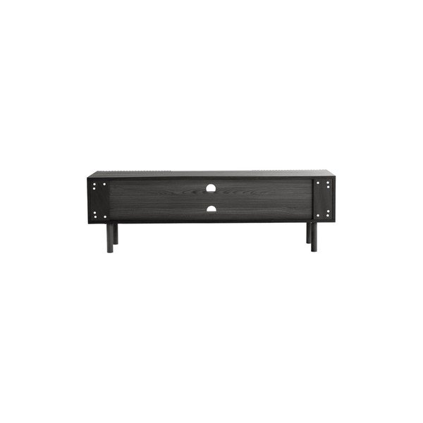 Juodos spalvos TV spintelė iš uosio 160x50x43 cm Sion – Jotex-image-3