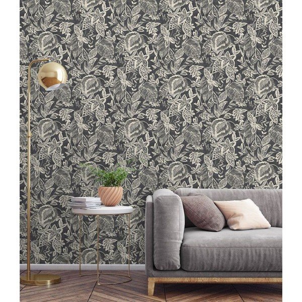 Tapetai iš vilnos 10 m x 53 cm Leaf – Vavex-image-1