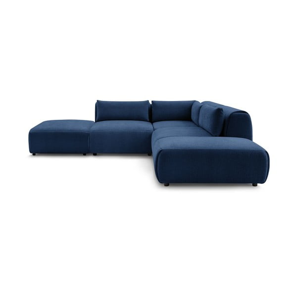 Tamsiai mėlyna kampinė sofa (kintama) Jeanne - Bobochic Paris