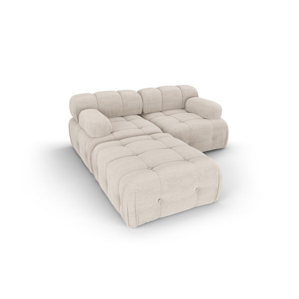 Kampinė sofa smėlio spalvos Ferento – Cosmopolitan Design-image-4