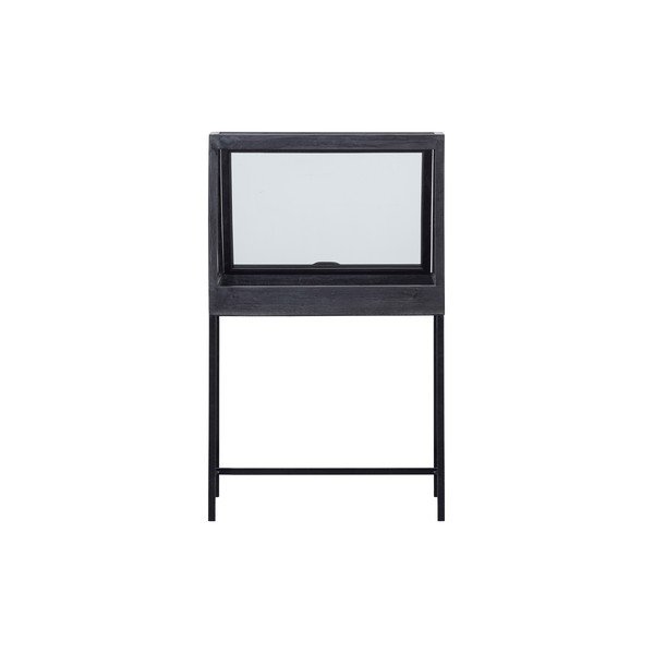 Vitrina juodos spalvos 65x109 cm Dido – WOOOD-image-4