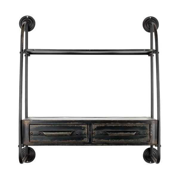 Sieninės lentynos su stalčiumi White Label Feng