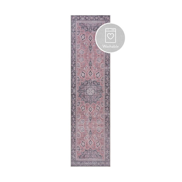 Rožinis kilimėlis Flair Rugs FOLD Somerton, 60 x 230 cm