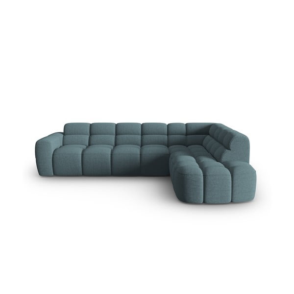 Kampinė sofa mėlynos spalvos Lisa – Micadoni Home