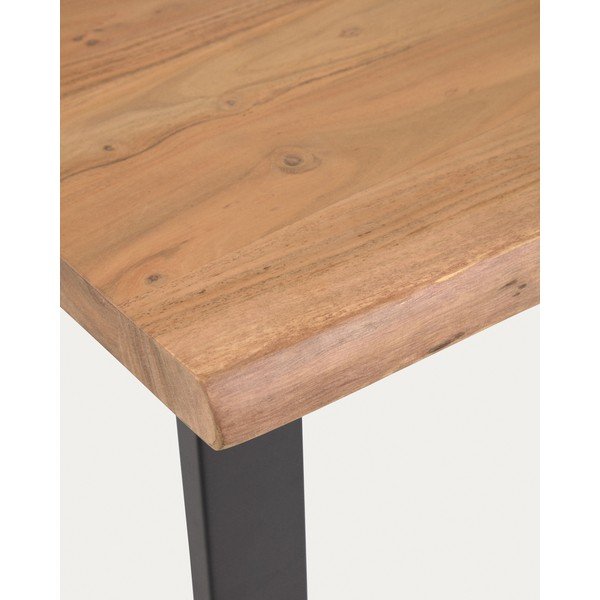 Baro stalas su akacijos stalviršiu 60x140 cm Alaia – Kave Home-image-3