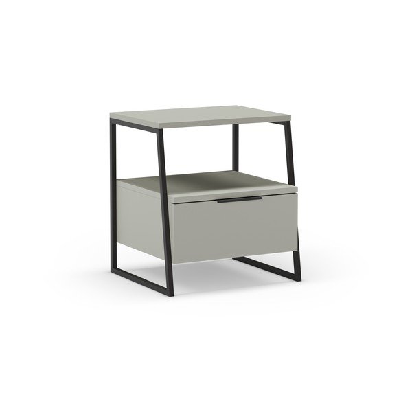 Naktinis staliukas žalios spalvos/pilkos spalvos Velia – Marckeric-image-3