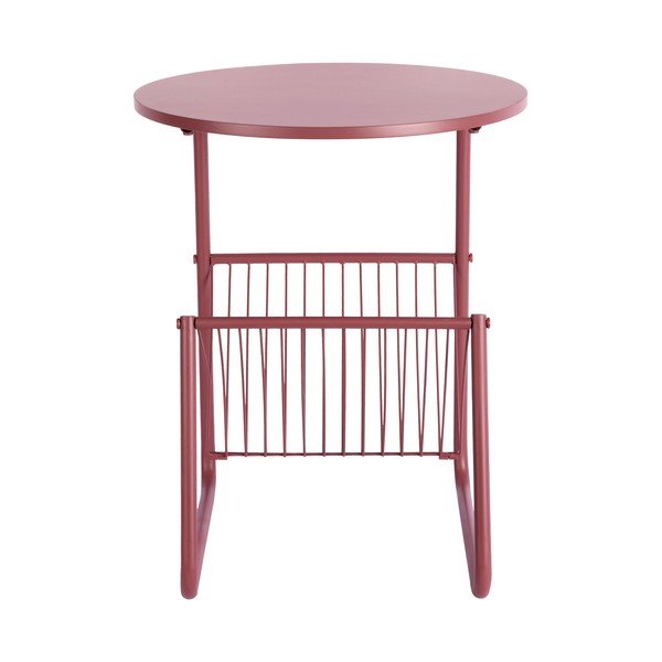 Iš metalo apvalios formos šoninis stalas ø 40 cm Riqueza Revista – Leitmotiv-image-4