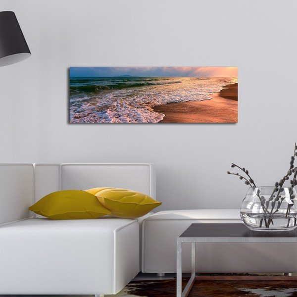 Apšviestas paveikslas Wallity Beach, 90 x 30 cm-image-3