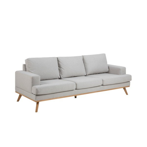 Šviesiai pilka sofa Actona Norwich, 231 cm-image-2