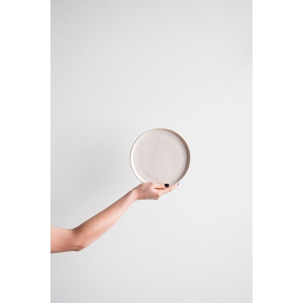 Šviesiai rožinė ÅOOMI Dust maža akmens masės lėkštė, ø 20 cm-image-2