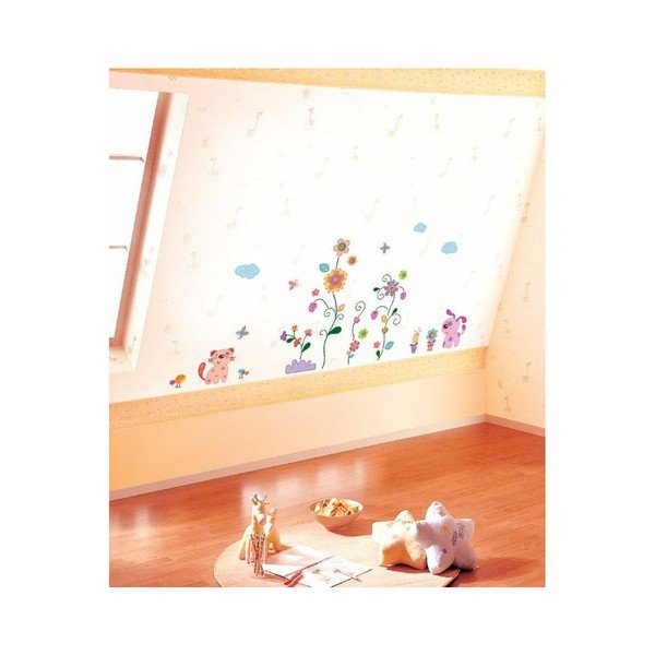 Sienų lipdukas su gyvūnais ir medžiu Ambiance-image-2