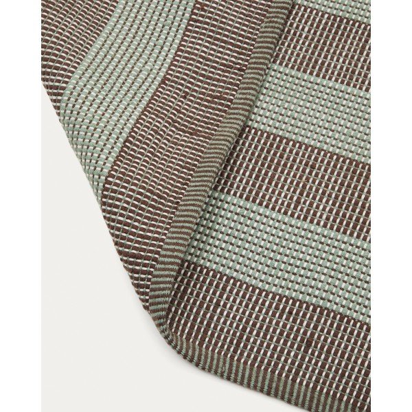 Iš perdirbto pluošto lauko kilimas mėtų spalvos/rudos spalvos 200x300 cm Fonol – Kave Home-image-1