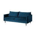 Tamsiai mėlynos spalvos iš velveto sofa 203 cm Juli – Ropez