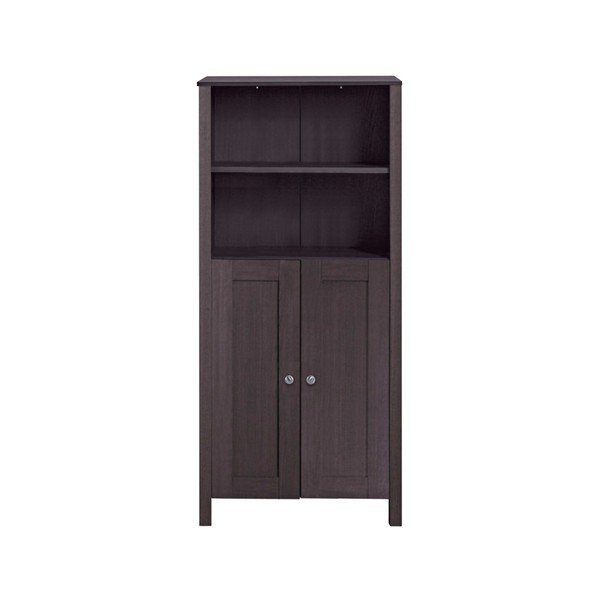 Tamsiai ruda medinė spintelė "Støraa Jenny", plotis 60 cm-image-1