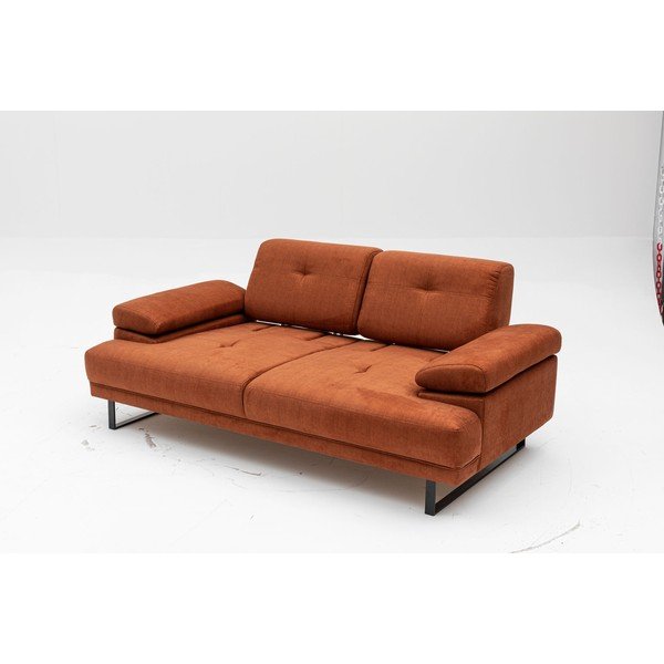 Sofa oranžinės spalvos 199 cm Mustang – Balcab Home-image-3