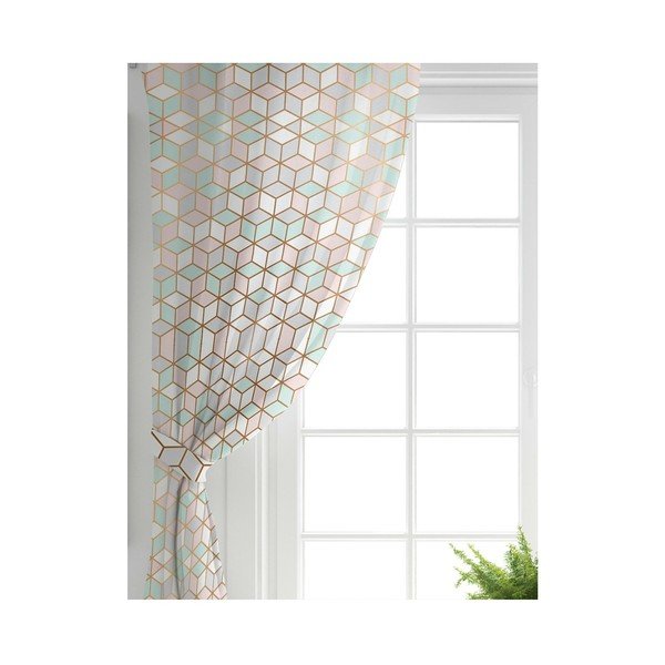 Užuolaida su medvilnės priedu Minimalist Home World, 140 x 260 cm-image-1