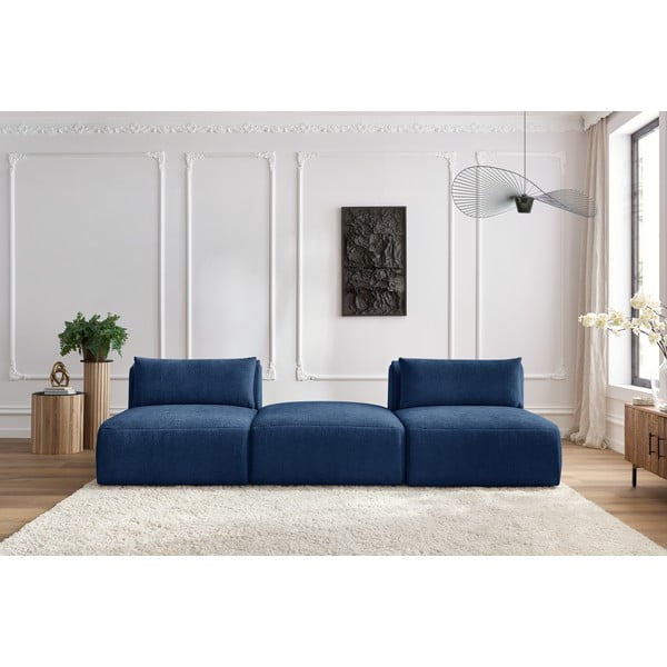 Tamsiai mėlyna sofa 283 cm Jeanne - Bobochic Paris-image-1