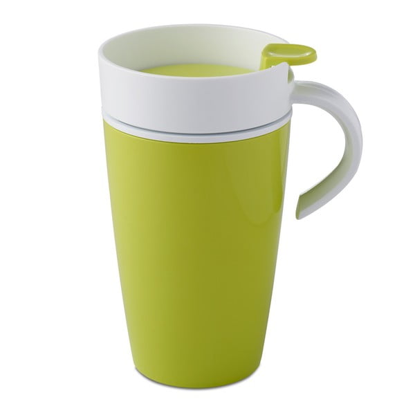 Liepų žalios spalvos "Rosti Mepal Thermo" puodelis, 275 ml