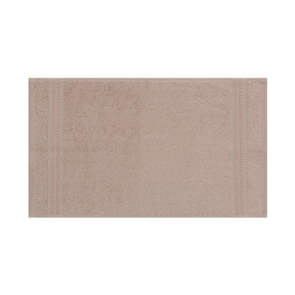 6 smėlio spalvos vonios rankšluosčių rinkinys, 50 x 30 cm-image-3