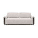 Smėlio spalvos iš boucle sulankstoma/su sandėliavimo vieta sofa 244 cm Arcadova – ELTAP